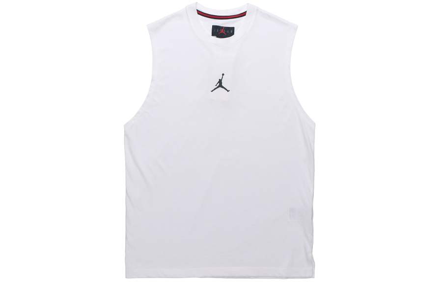 Jordan Jordan Air Men's Training Quick-Dry Knit Crewneck Sleeveless Tank White