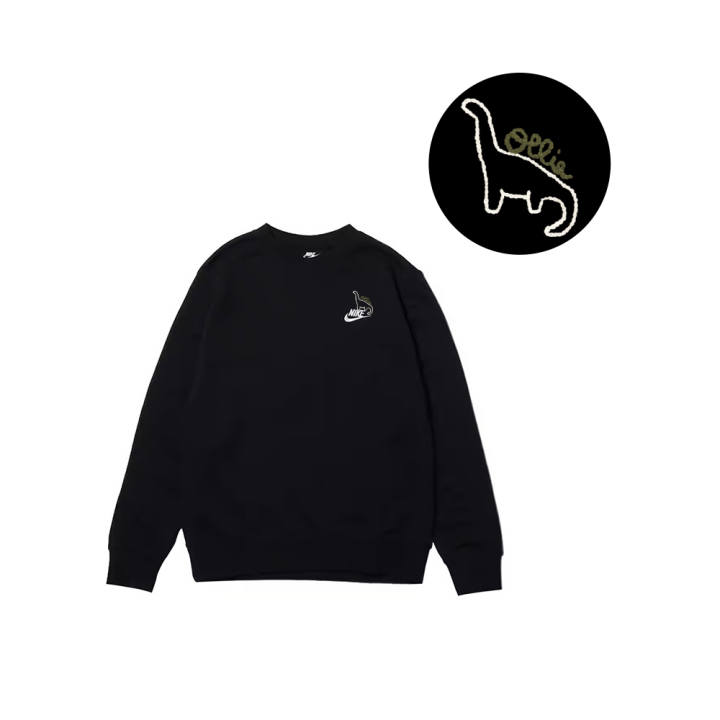 Nike Nike Sweatshirts Men's Black Crew Neck Moderate Regular