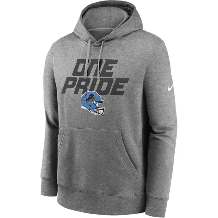 Nike Nike Detroit Lions Club Logo Men's Nike Nfl Pullover Hoodie