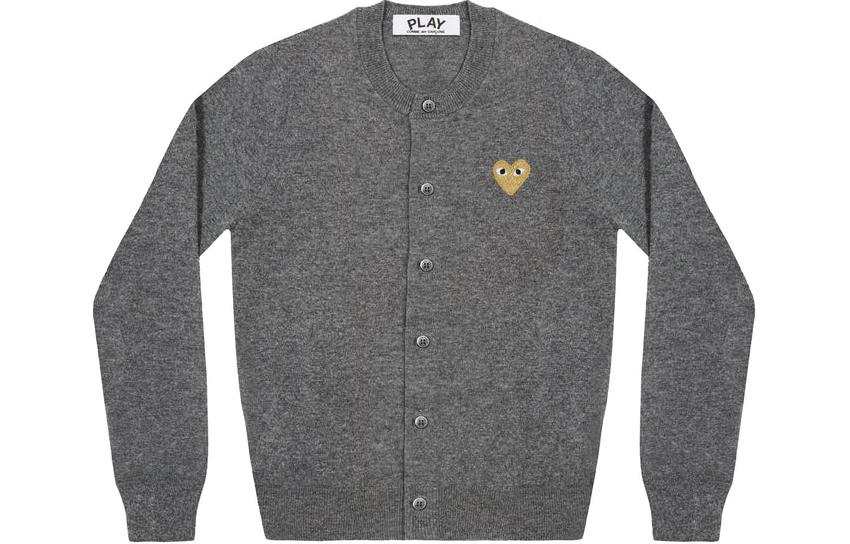 CDG Play CDG Play SS24 Sweater Unisex Medium Gray