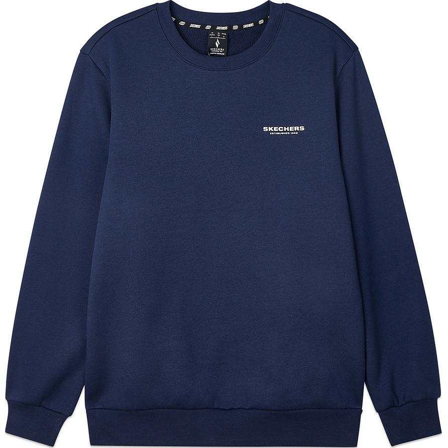 Skechers Sports League Collection Sweatshirt Men's Marine Blue
