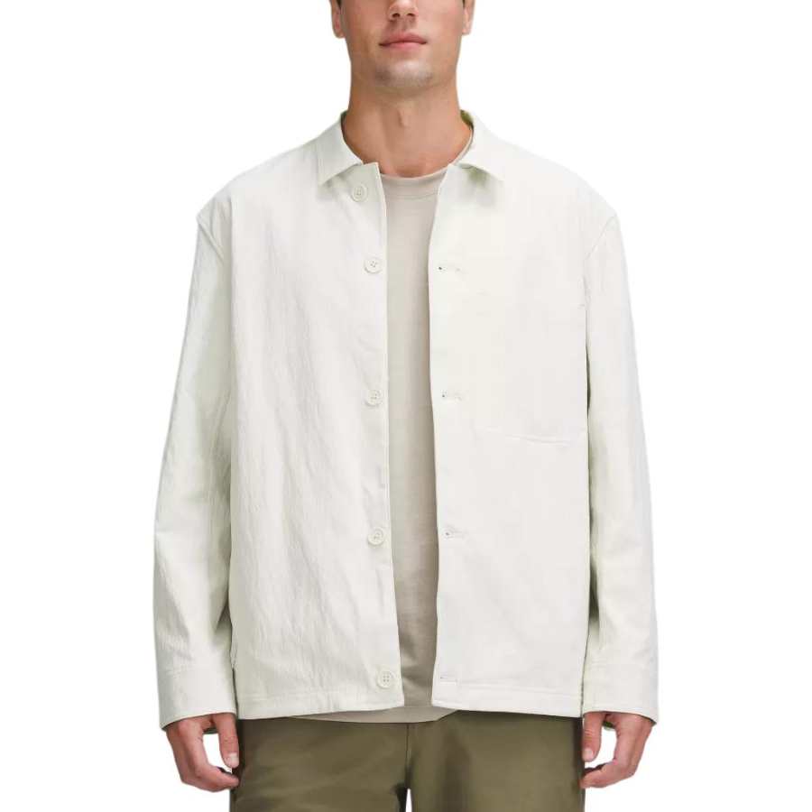 Lululemon Lululemon Textured Shirt Men's Bone White
