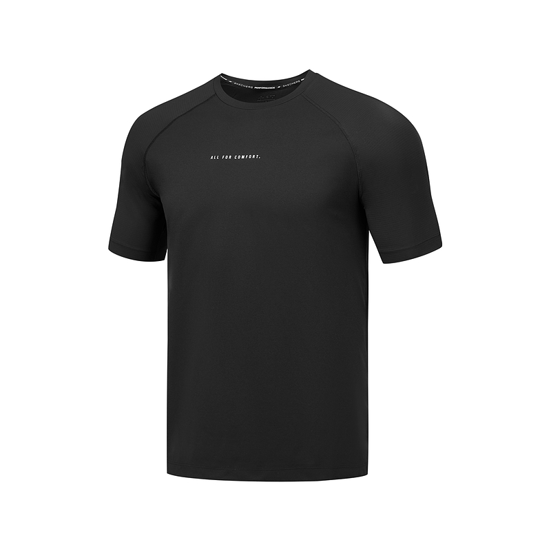 Skechers T Shirt Men's Carbon Black/0018