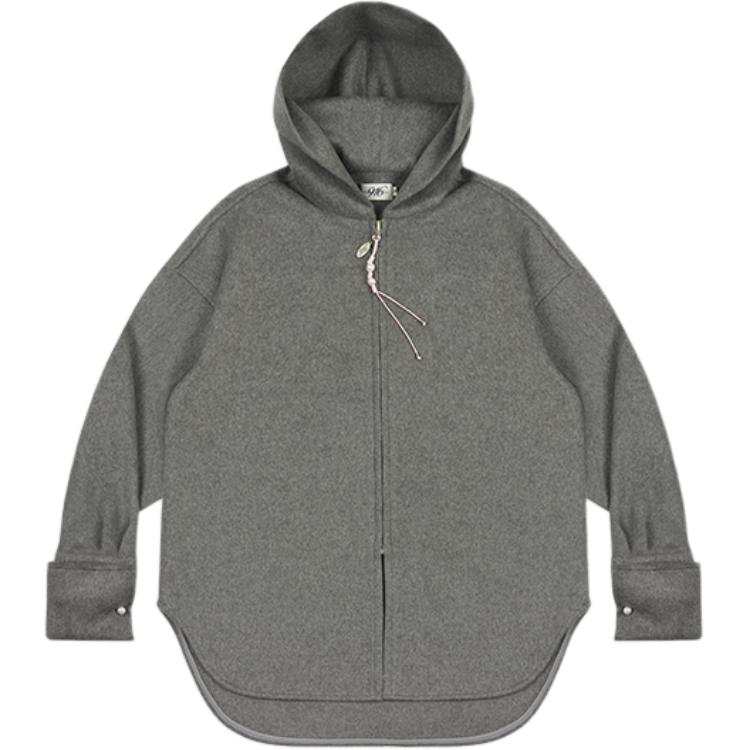 GOOD BAI 916 Sweaters Unisex Hooded Moderate Cardigan