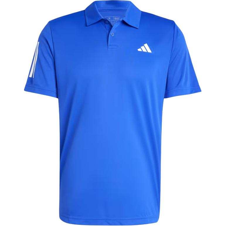 Adidas Adidas CLUB 3 STRIPES Polo Shirt Men's Clear Blue