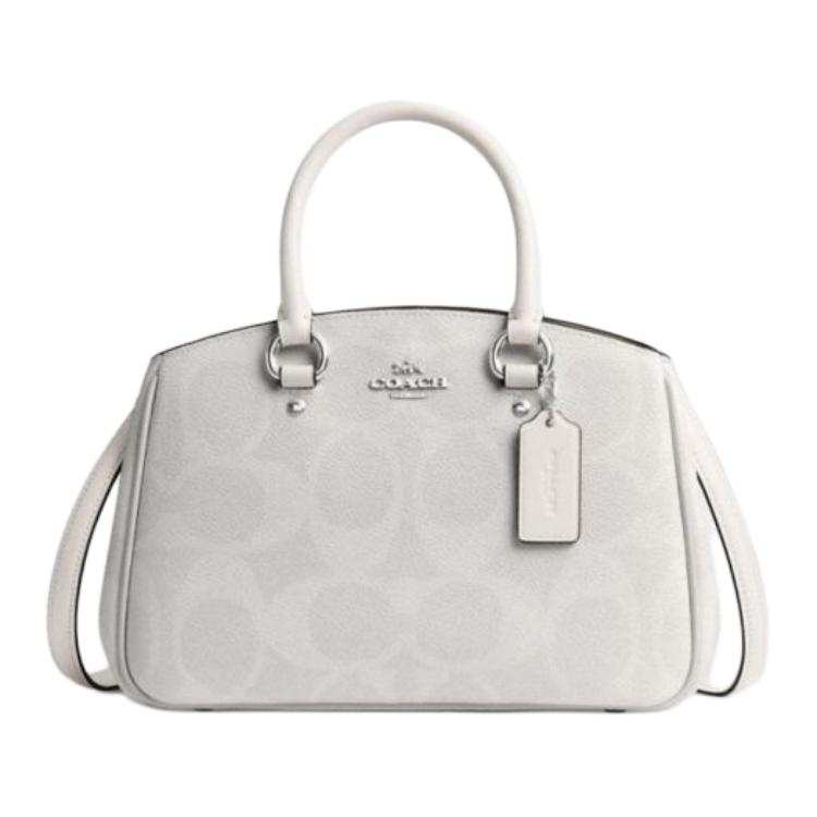 COACH COACH Carryall Artificial Leather Handbag Large Women's White