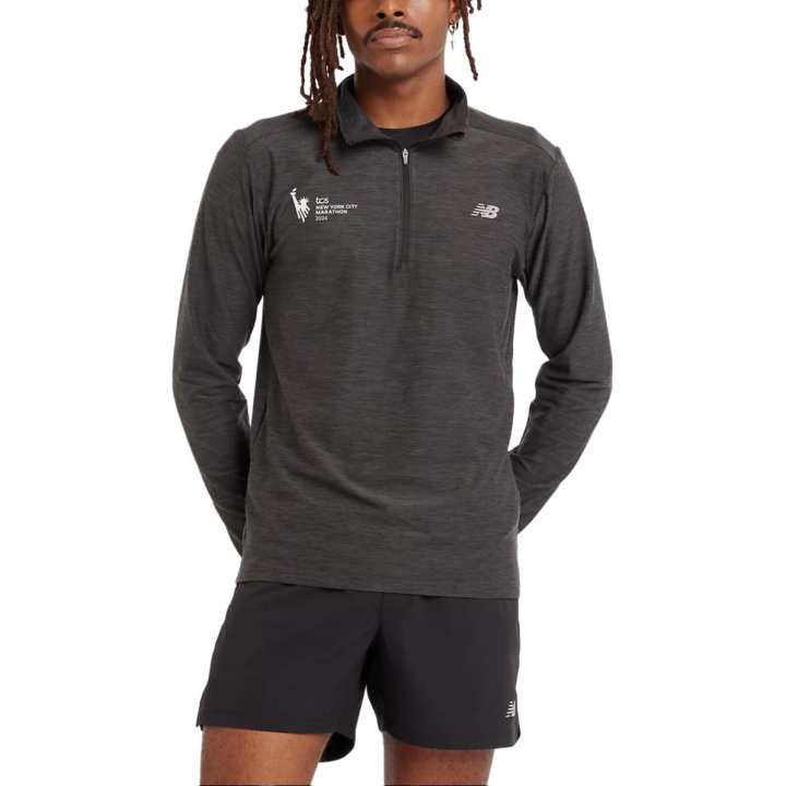 New Balance New Balance NYC MarathonTCS Sweatshirt Men's Black Heather