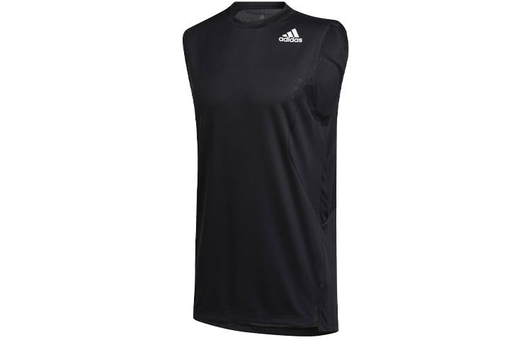 Adidas Adidas Tank Tops Men's Black Crew Neck Moderate Straight Fit