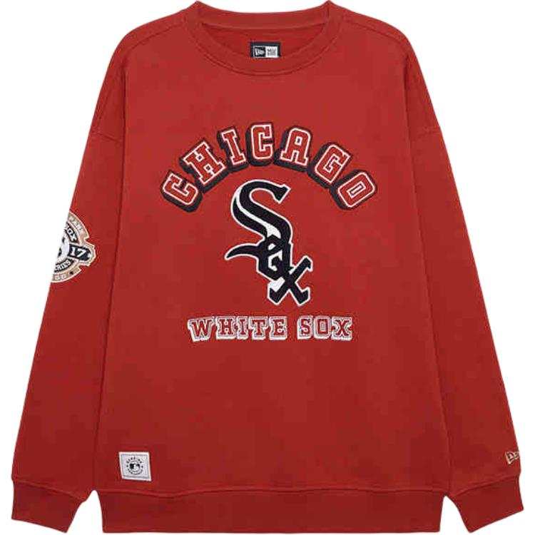 New Era FW24 Sweatshirt Unisex Red