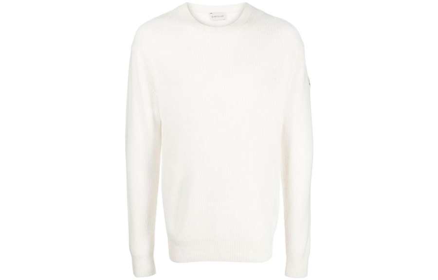 Moncler Moncler Waffle knit Logo patch Sweater