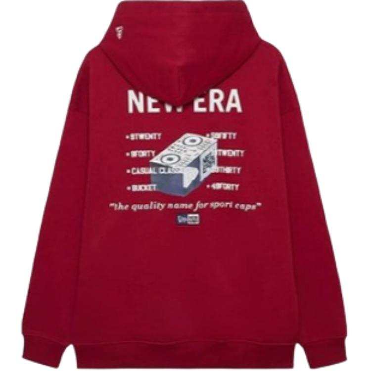 New Era FW24 Sweatshirt Unisex Red
