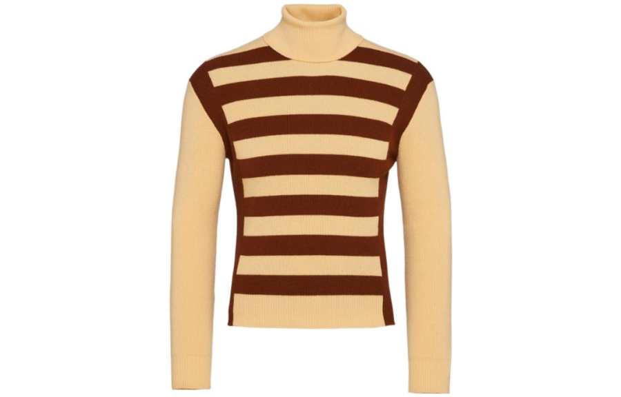 PRADA PRADA Sweaters Men's Iron Red Turtleneck Moderate Other