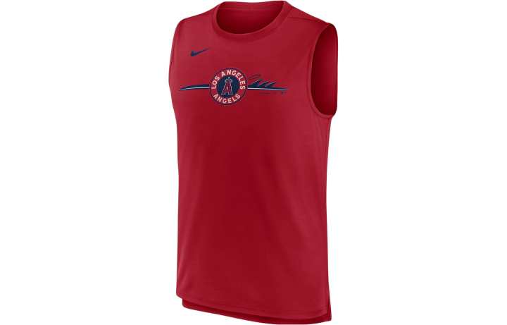 Nike Nike Tank Tops Men's Red Crew Neck Moderate Other