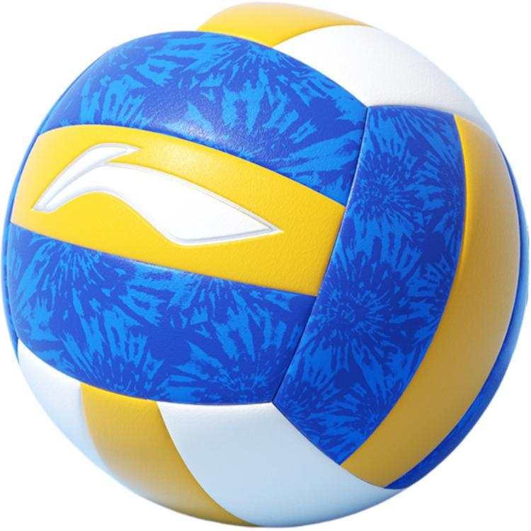 Li-Ning LiNing PVC Size 5 Volleyball Unisex Blue Yellow White