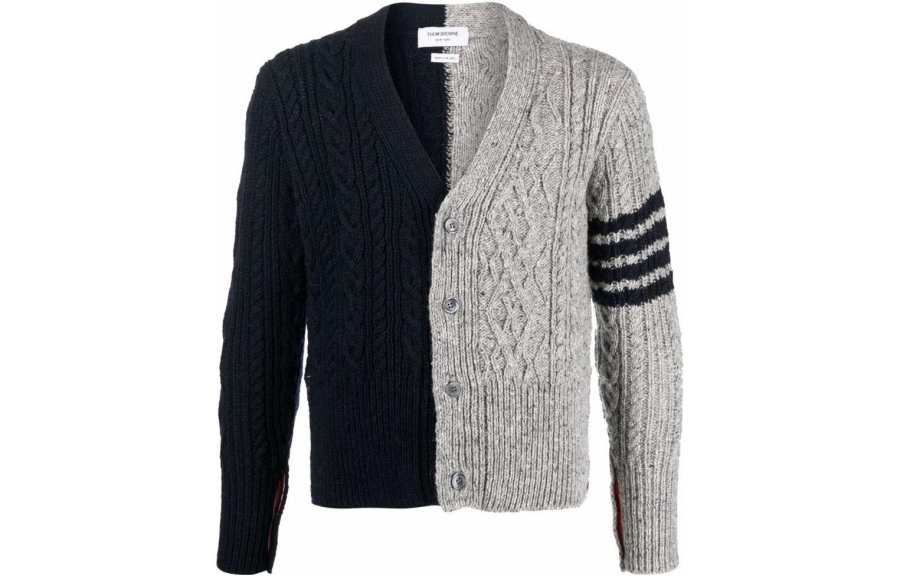 THOM BROWNE THOM BROWNE· FW22 Sweater Men's Black Gray