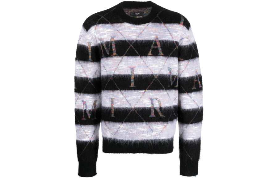AMIRI AMIRI Sweaters Men's Gray Crew Neck Moderate Other