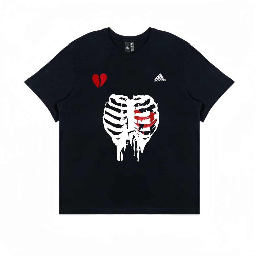 Adidas Adidas T Shirts Unisex Black Crew Neck Moderate Straight Fit