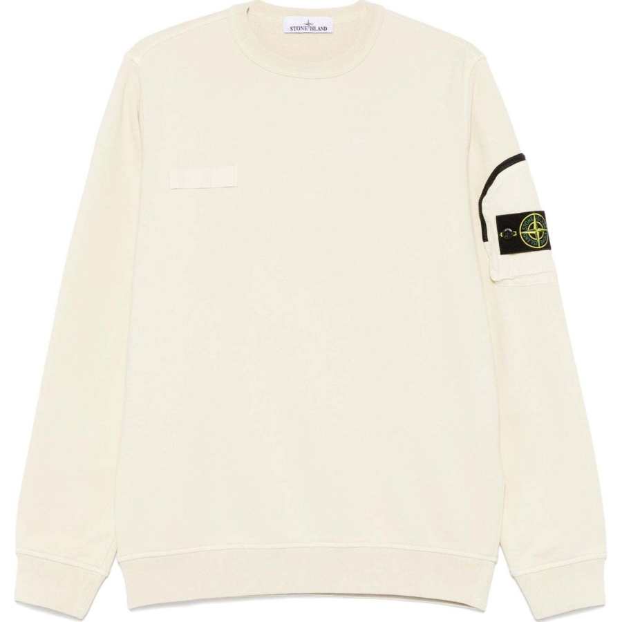 STONE ISLAND STONE ISLAND Compass Patch Crewneck Sweatshirt