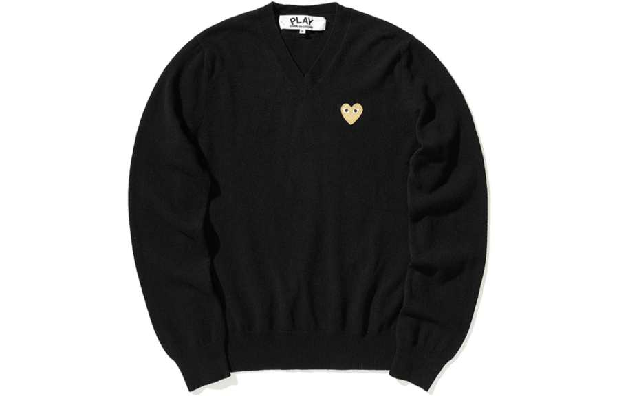 CDG Play CDG Play Sweaters Men's Black V Neck Moderate Other