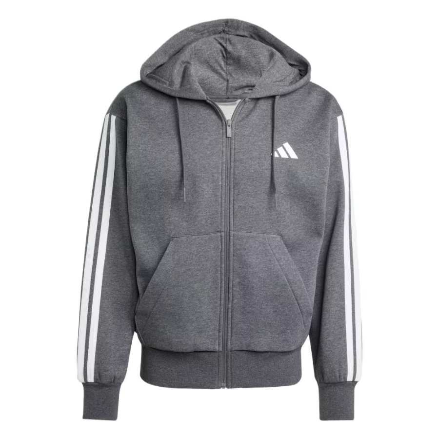Adidas Adidas Free Shipping With AdiClub Essentials 3 Stripes Fleece Hoodie