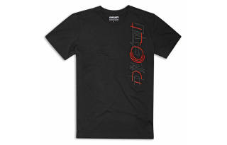 Ducati T Shirts Unisex Black Crew Neck Thin Straight Fit