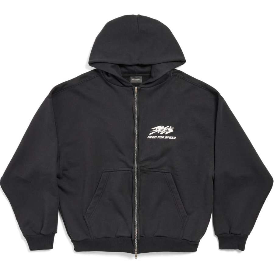 Balenciaga x JIPINFEICHE FW24 Sweatshirt Fitted Style Unisex Black