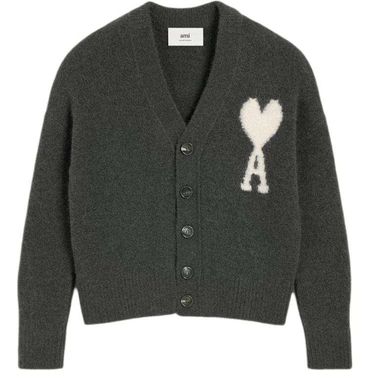 AMIPARIS Ami Off White Adc Cardigan