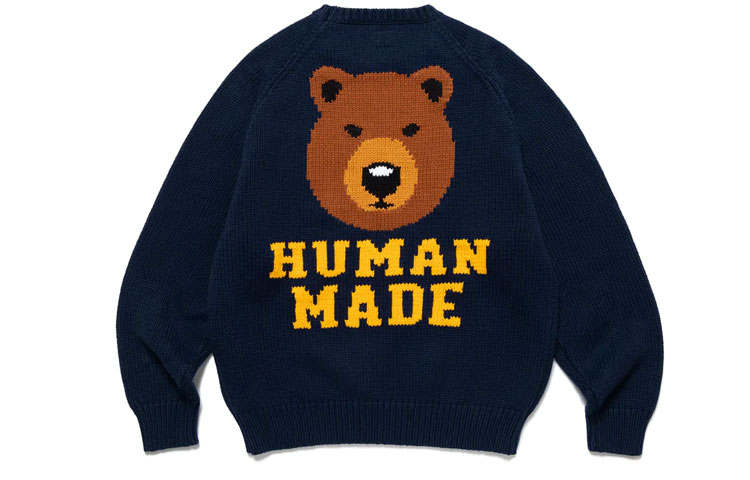 HUMAN MADE HUMAN MADE Bear Raglan Knit Sweater