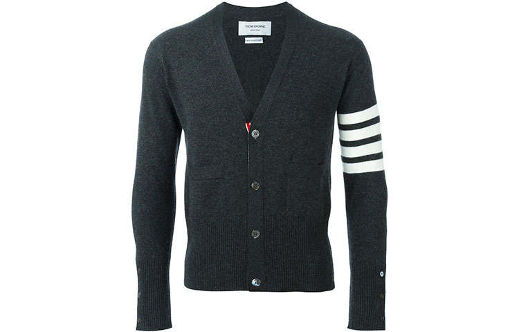 THOM BROWNE THOM BROWNE 4 Bar Stripe Cardigan