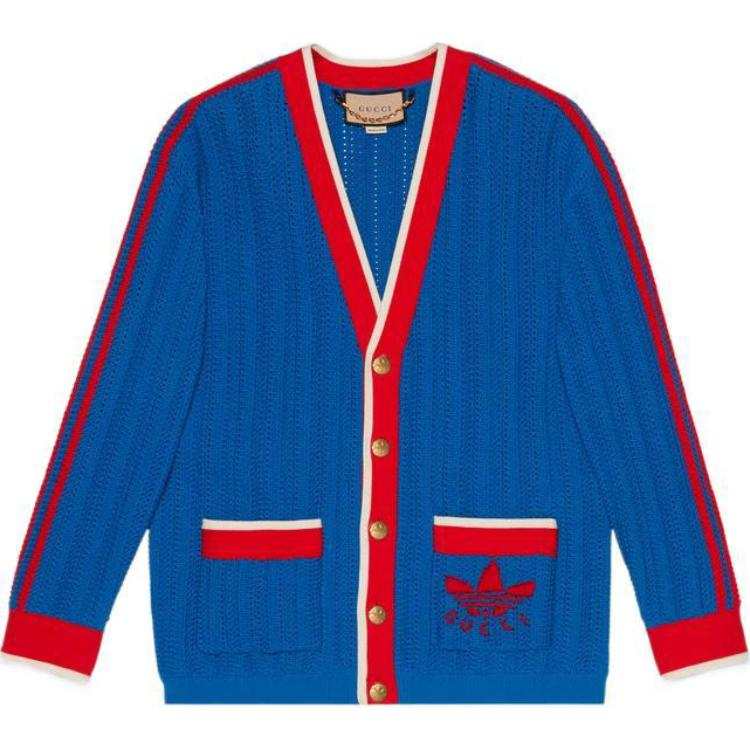GUCCI x Adidas Originals FW22 Sweater Men's Blue
