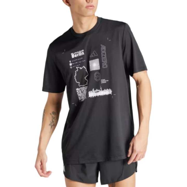 Adidas Adidas T Shirt Men's Black/White/Black