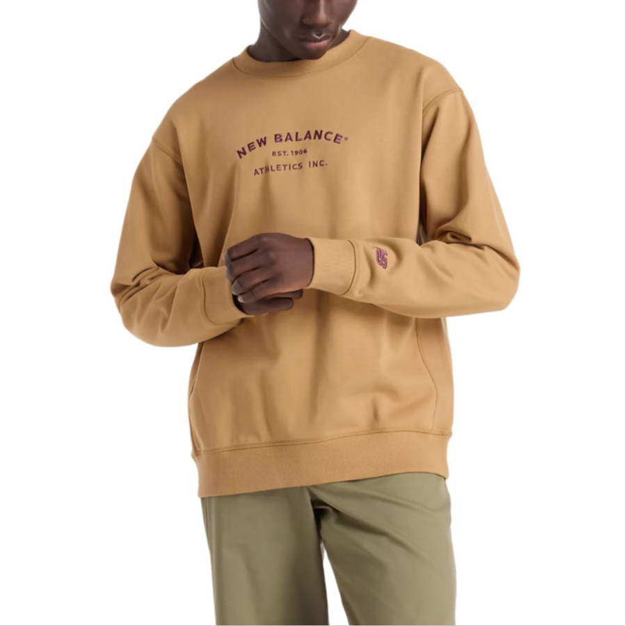 New Balance New Balance Athletics French Terry Sweatshirt Men's Yellow