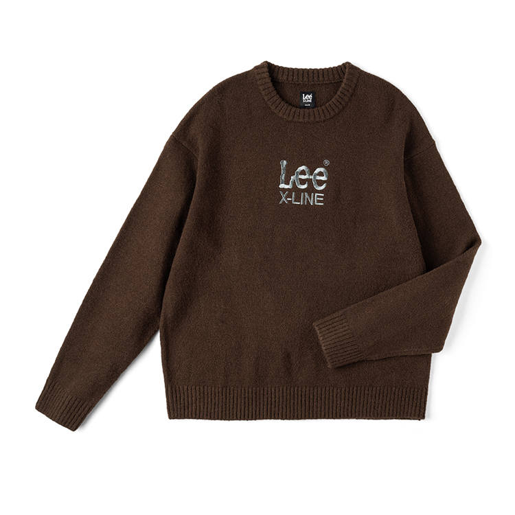 Lee Lee FW24 Sweater Unisex Dark Brown