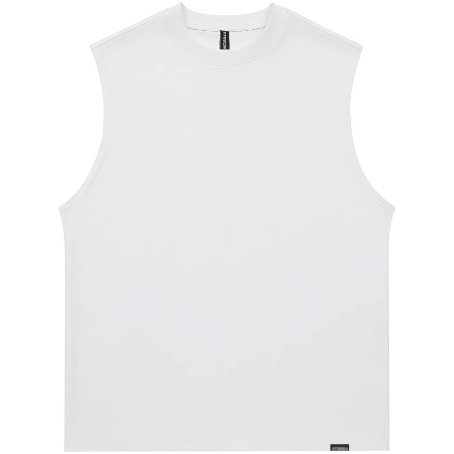 ZMOH Tank Tops Unisex Crew Neck Moderate Straight Fit