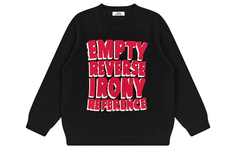EMPTY REFERENCE EMPTY REFERENCE Sweater Unisex Black