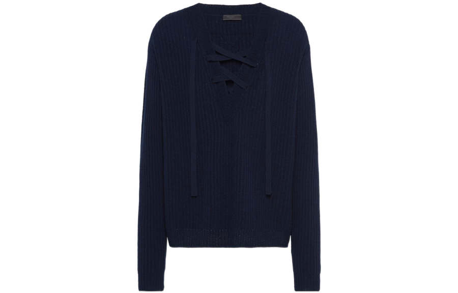 PRADA PRADA SS22 Sweater Men's Dark Blue