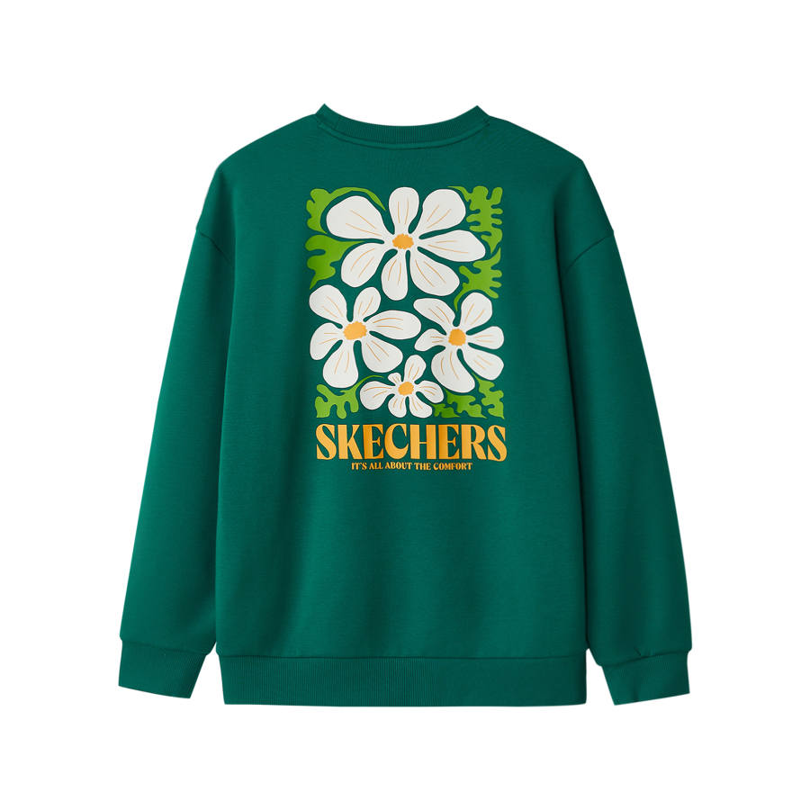 Skechers Sweatshirt Unisex Evergreen