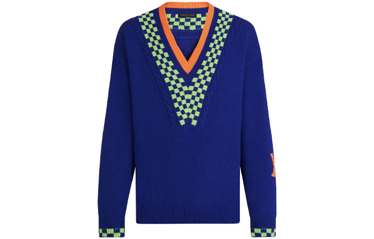 LOUIS VUITTON LOUIS VUITTON SS21 Sweater Men's Blue