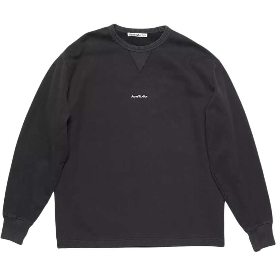 Acne Studios Acne Studios Logo Printed Long Sleeved Sweatshirt