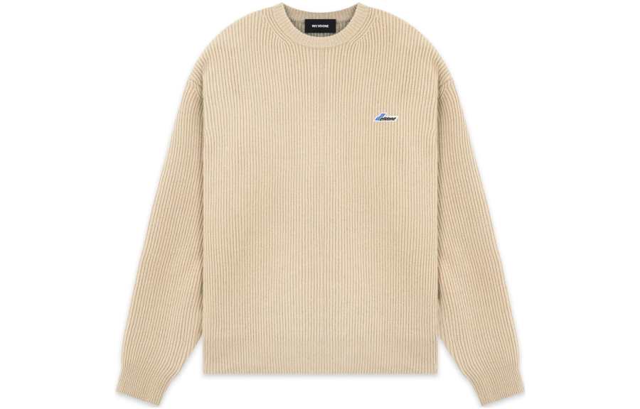 WE11DONE WE11DONE FW22 Cashmere Sweater Unisex Beige