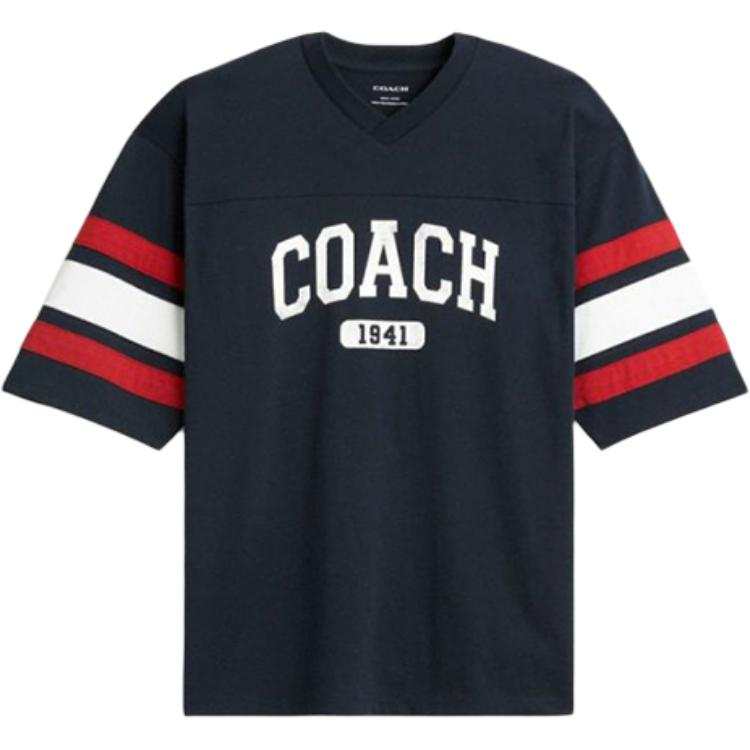 COACH COACH SS25 T Shirt Men's Dark Blue