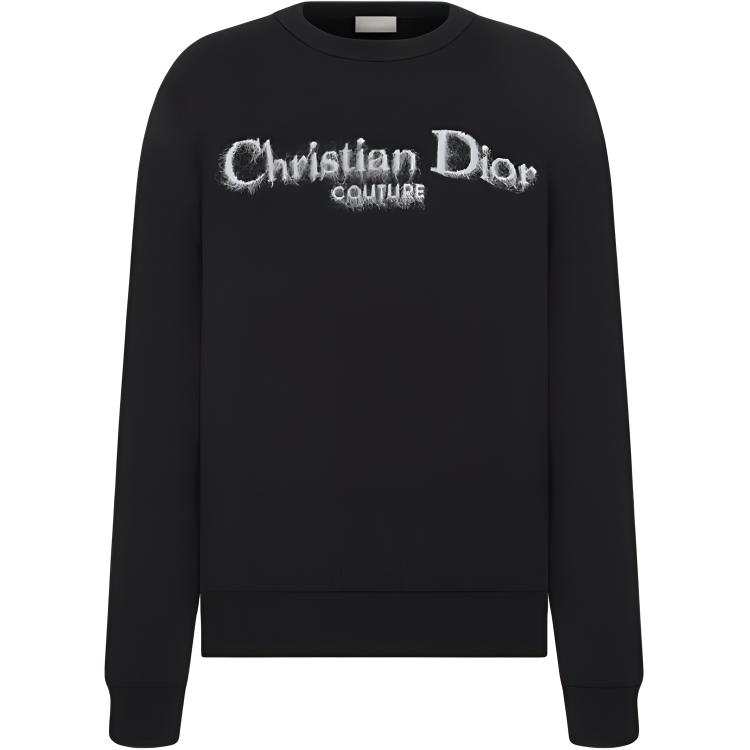 DIOR DIOR Sweaters Men's Black Crew Neck Moderate Other