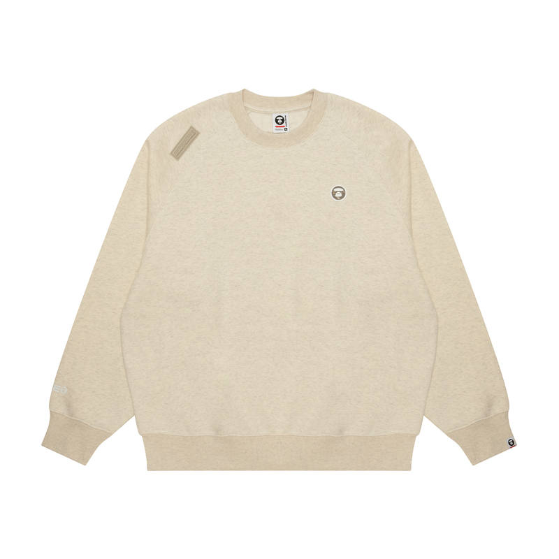 Aape Aape logo-patch crew-neck sweatshirt