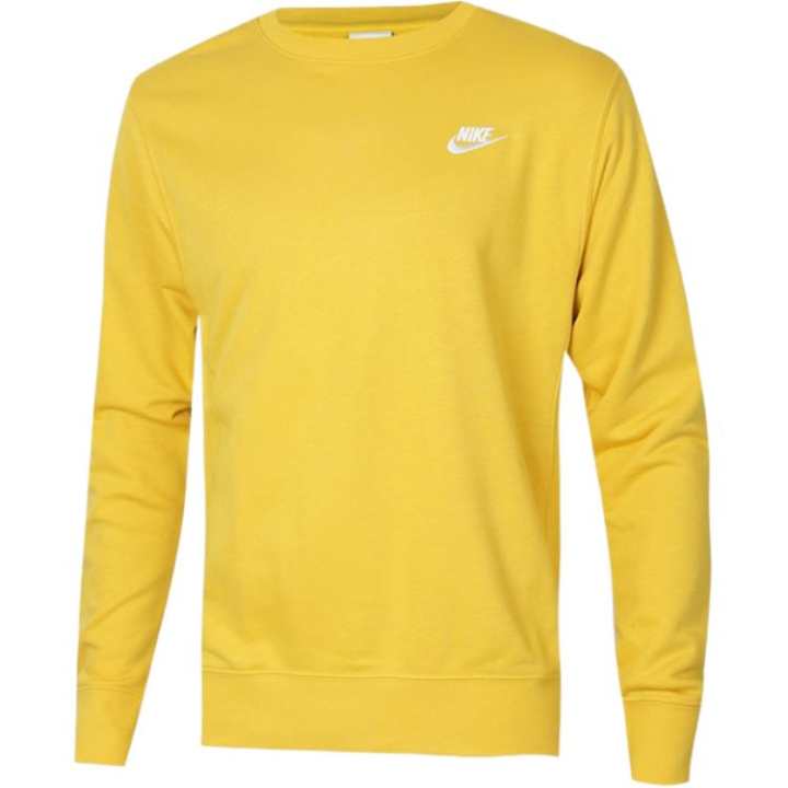 Nike Nike Sweatshirts Men's Yellow Crew Neck Moderate