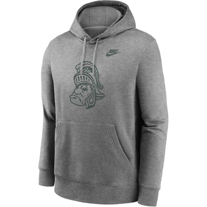 Nike Nike Michigan State Spartans Legacy Club Primary Logo Men's Nike College Pullover Hoodie