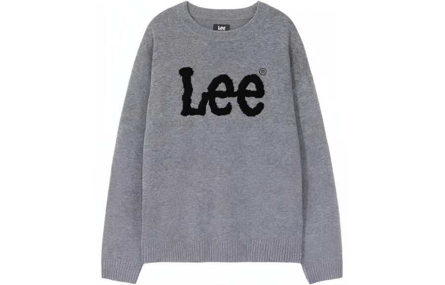 Lee Lee Sweaters Unisex Gray Crew Neck Moderate Other