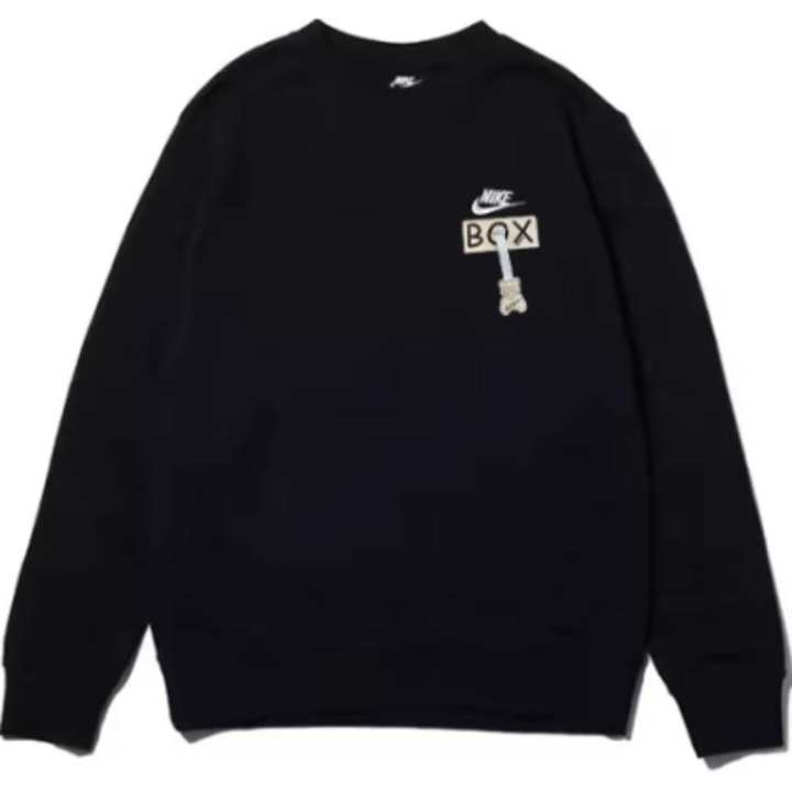 Nike Nike Sweatshirts Unisex Black Crew Neck Moderate Regular