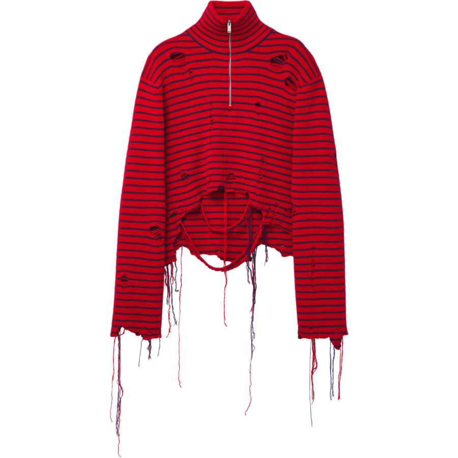 Alexander McQueen FW24 Sweater Men's Fire Red