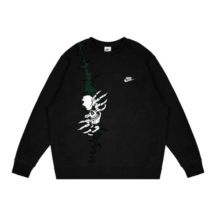Nike Nike Sweatshirts Unisex Black Crew Neck Moderate Regular