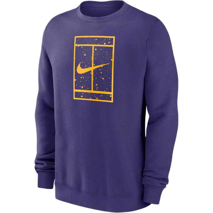 Nike Nike Club Fleece Men's Tennis Pullover Crew-Neck Sweatshirt
